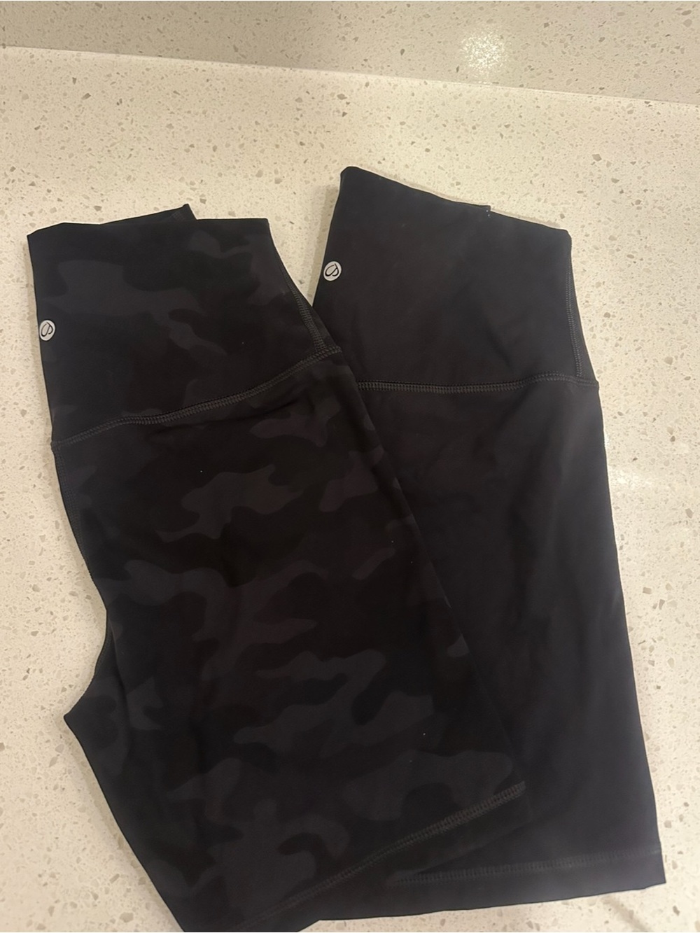High-Waist Black Athletic Bike Shorts - Lululemon Style